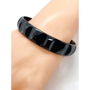 Tiffany & Co Paloma Picasso Titanium Groove Bracelet Cuff 12mm Wide